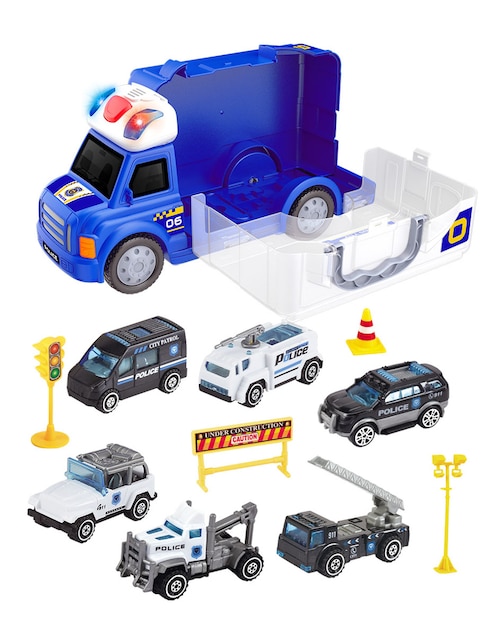 Set automóvil policía Toy Town Guardia de la ciudad