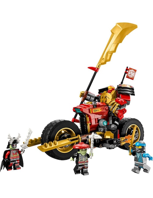 Juguete de construcción Lego Moto-meca Evo de Kai con 312 piezas