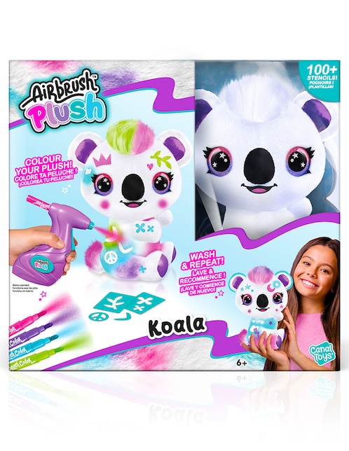 CANAL TOYS Koala Canal Toys Airbrush Plush juego arte y manualidades infantil unisex