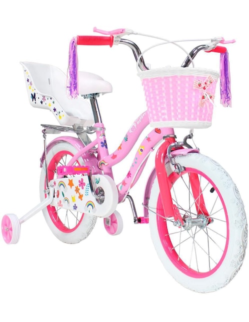 Bicicleta infantil Little Monkey rodada 16 para niña