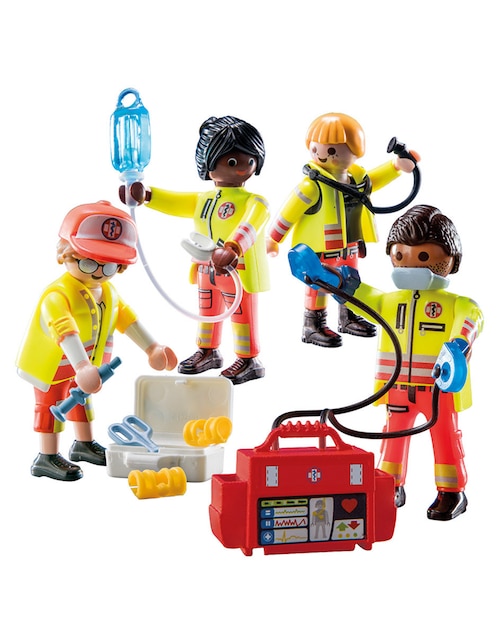 Set construcción Equipo de Rescate de City Life con 25 piezas 1