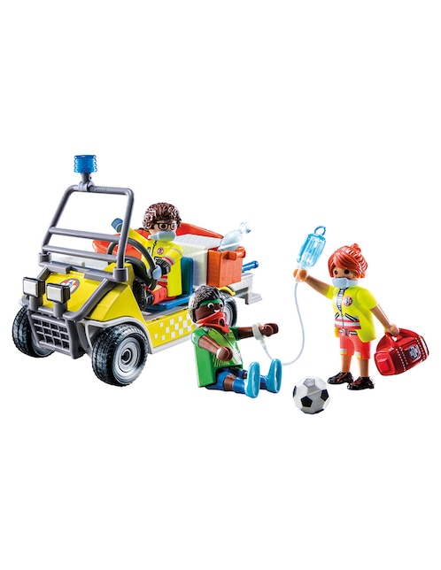 PLAYMOBIL Set construcción Playmobil  Coche de rescate de City Life con 42 piezas