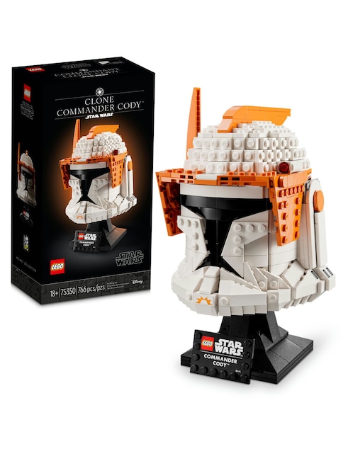 Set de construcción Lego Casco del Comandante Clon Cody de Star Wars con 766 piezas