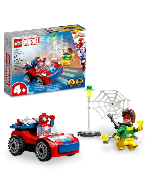 Set de construcción Lego Coche de Spider-Man y Doc Ock de Spidey and His Amazing Friends con 48 piezas