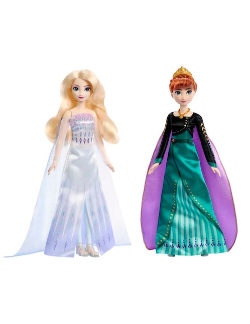 Muñeca Fashion Disney: Frozen paquete de 2 reinas Anna y Elsa