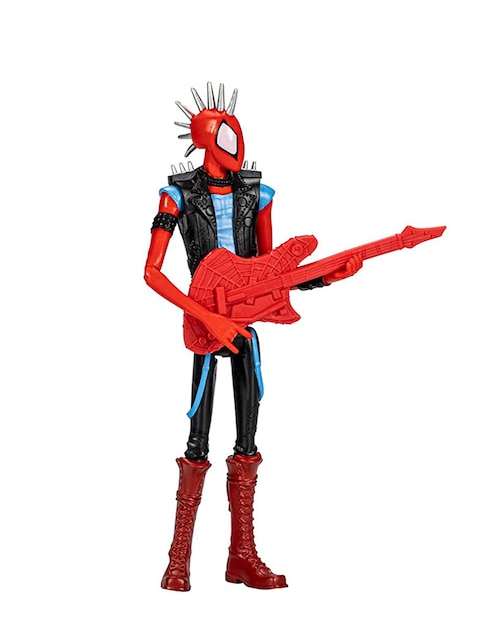Figura de acción Spider-Punk Hasbro articulado Spider-Man Across the Spiderverse