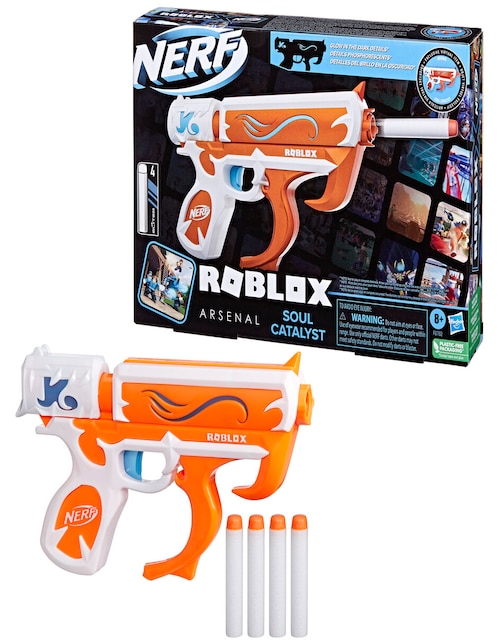 Pistola de dardos Hasbro Nerf Roblox Arsenal: Soul Catalyst