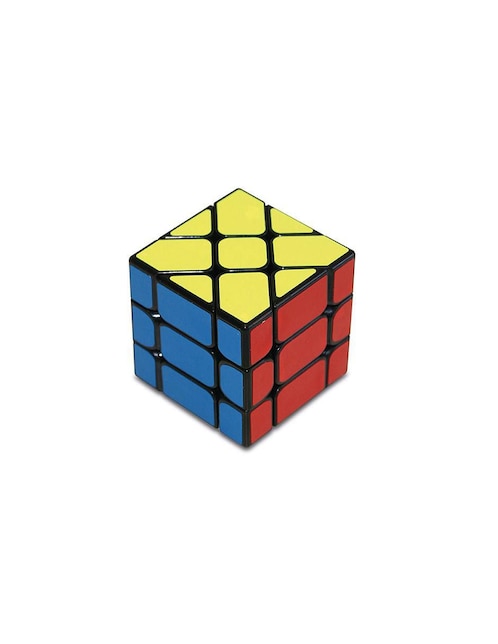 Cubo 3x3 Fisher Yj8318c Multicolor Clasico Con Ejes De Movimiento Profesional