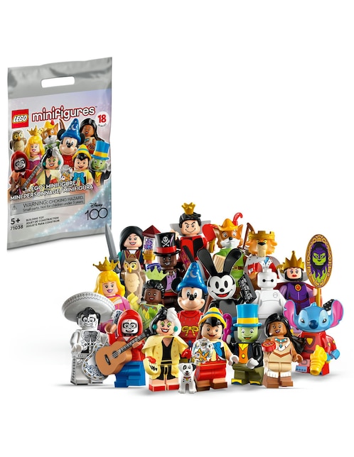 Figura Sorpresa Minifigures: Edición Disney 100 de Lego con 1 pieza