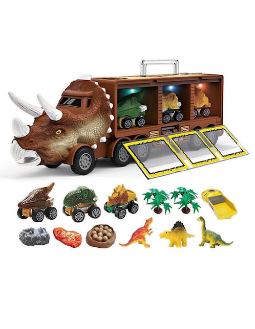 Camión transportador dinosaurios 1