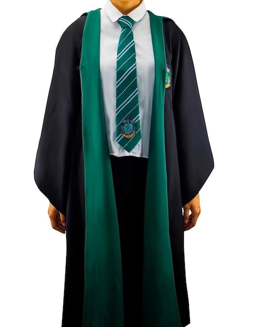 Disfraz Capa de Slytherin de hechicero Harry Potter para infantil unisex