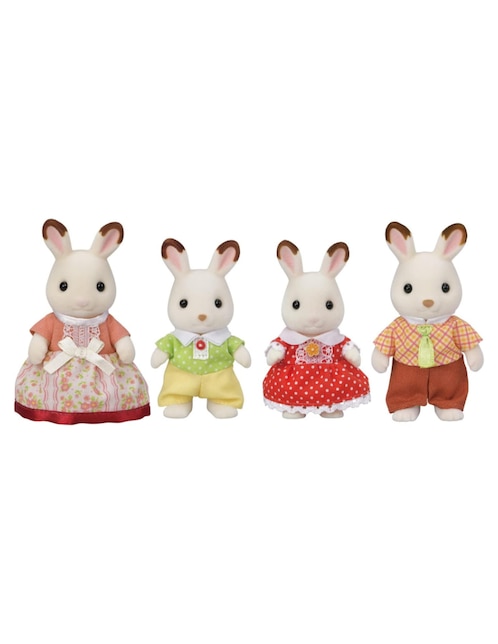 Set Chocolate Rabbit Family Sylvanian Families