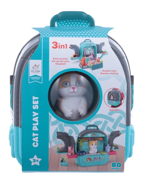 Cat Play Set Toy Town