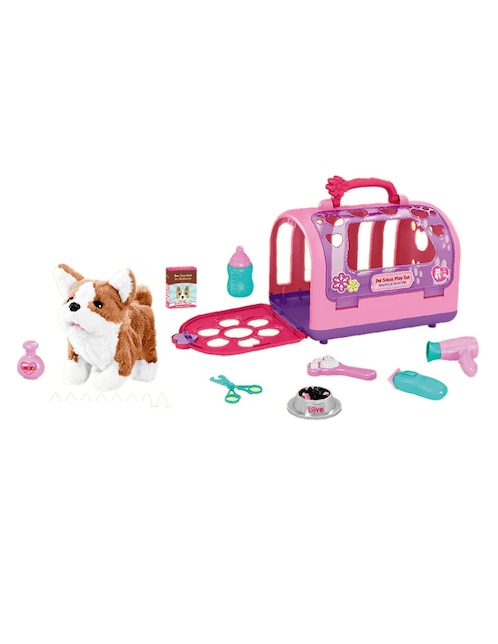 Peluche de perro Toy Town Animal Pet Set