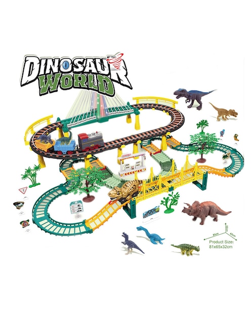 Pista armable Toy Town Dinosaur Paradise World