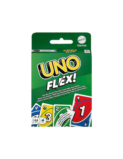 Juego de cartas flex con cartas especiales UNO Flex