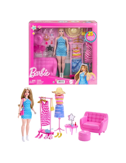 Set Juego de Estilista y Armario Barbie La Película