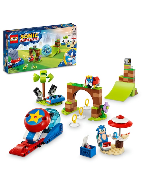 Set de construcción Lego Sonic The Hedgehog Desafío de la esfera de velocidad con 292 piezas