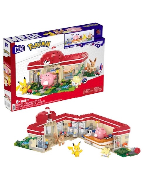 Set de construcción Mega Centro Pokémon de Pokémon con 648 piezas