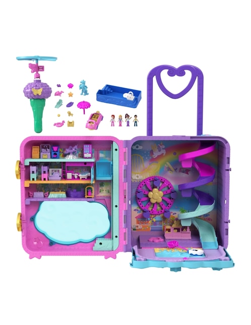 Muñeca Polly Pocket Pollyville Resort Roll Away