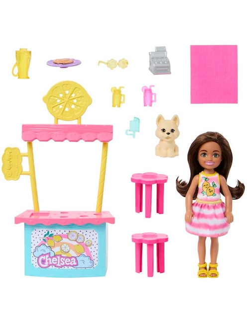 Muñeca Mattel Barbie Chelsea Puesto de limonadas