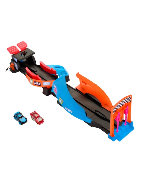 Pista armable Mattel Set de Carreras Glow Racing Cars