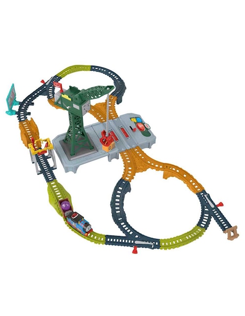 Pista armable Mattel Set de Tren Parlante Cranky Delivery Thomas & Triends