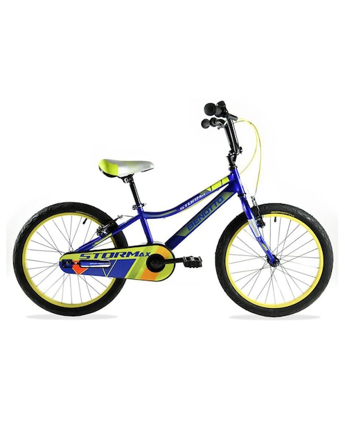 Bicicleta infantil Benotto rodada 20 BMX Stormax para niño