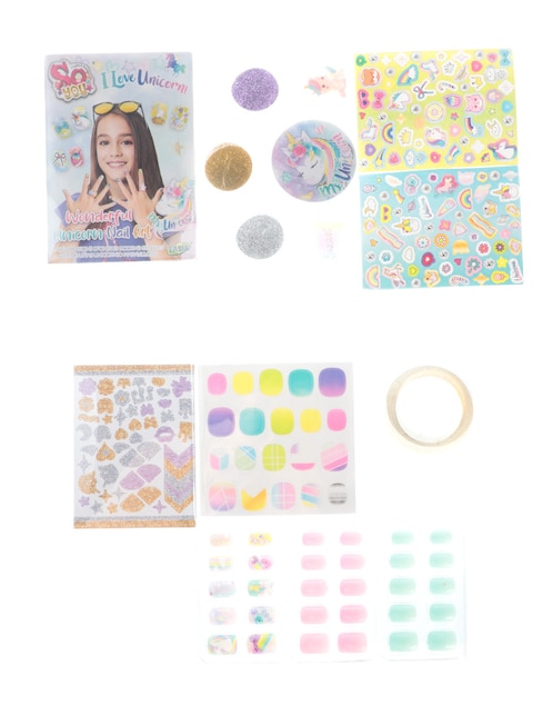 Set de uñas Tasia Wonderful Unicorn Nail Art