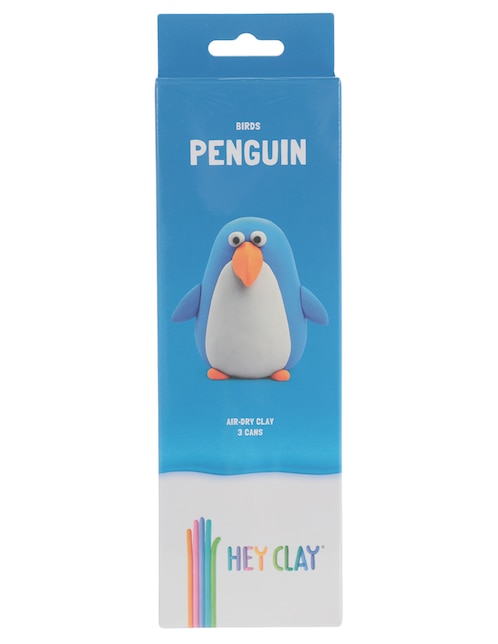 HEY CLAY Arcilla para modelar pingüino hey clay
