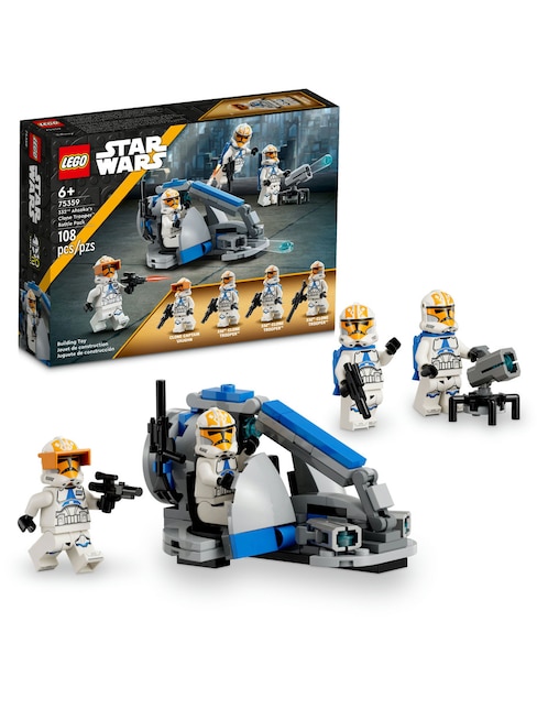 Set construcción Lego Star Wars Pack de Combate: Clon Troopers de la 332 de Ahsoka con 108 piezas