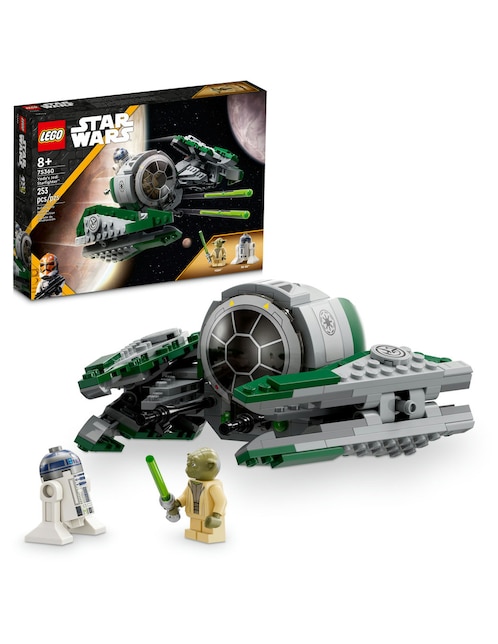 Set construcción Lego Star Wars Caza Estelar Jedi de Yoda con 253 piezas