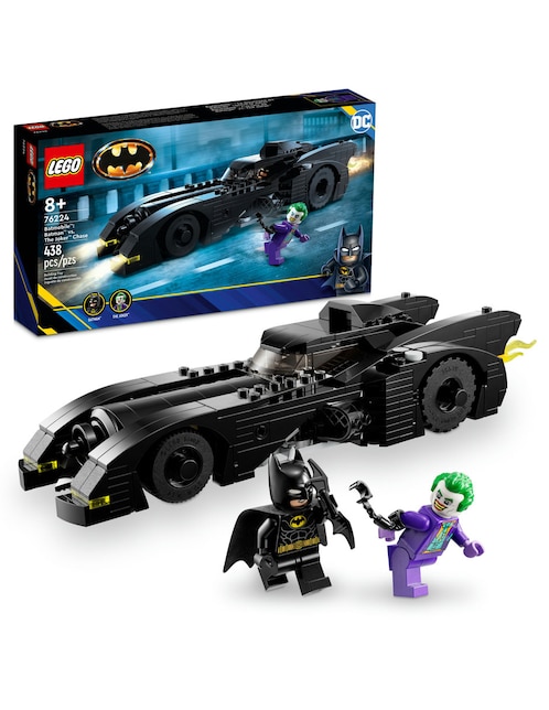 Set construcción Lego Super Heroes Dc Batmobile: Cacería de Batman vs. The Joker con 438 piezas