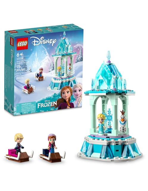 Set construcción Lego Disney Frozen Carrusel Mágico de Anna y Elsa con 175 piezas