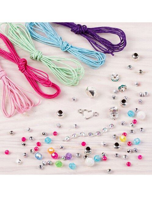 Pulseras de arcoiris brillante