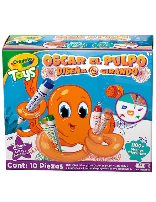 Oscar el pulpo Crayola