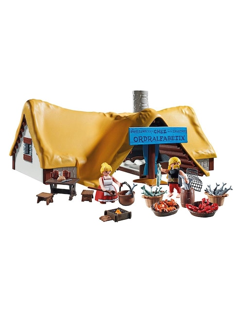 Playmobil Astérix La Cabaña de Ordenalfabetix