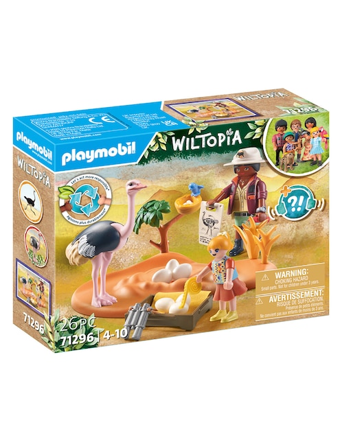 Set construcción Playmobil Wiltopia Pm Ostrich Nest-wiltopia con 6 piezas