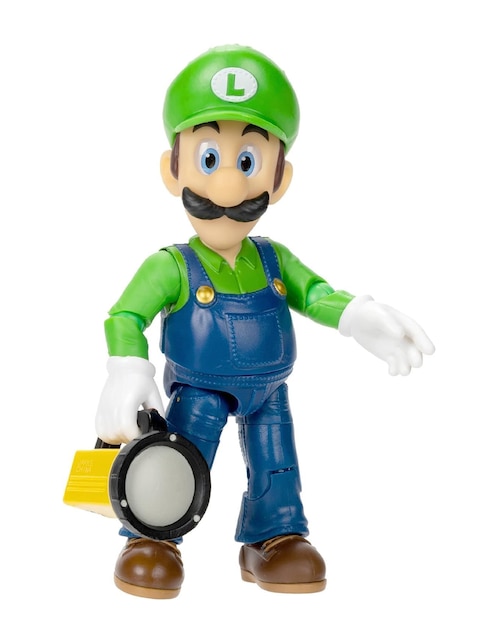 Figura de acción The Super Mario Bros Movie Luigi Jakks Pacific articulada