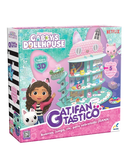 Juego de mesa infantil Gatifantástico Gabby's Dollhouse Novelty