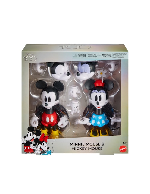 Figura de acción Mickey & Minnie Mattel articulado