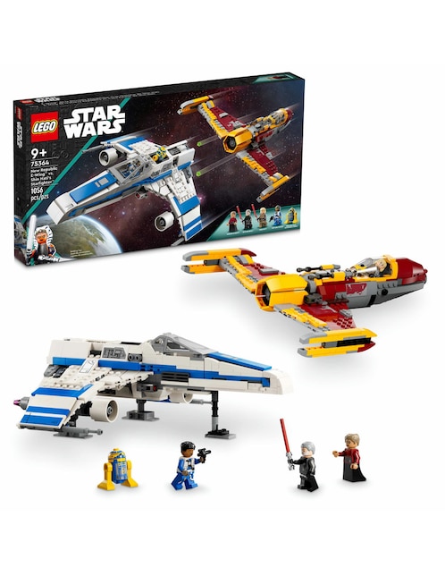Lego Star Wars E-wing de la nueva república vs. caza estelar de shin hati 75364