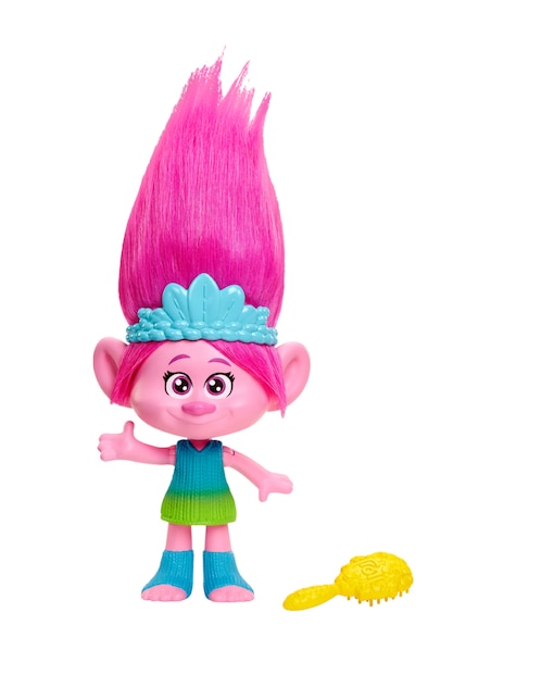 Muñeca Trolls Band Together Mattel Rainbow Hairtunes Poppy