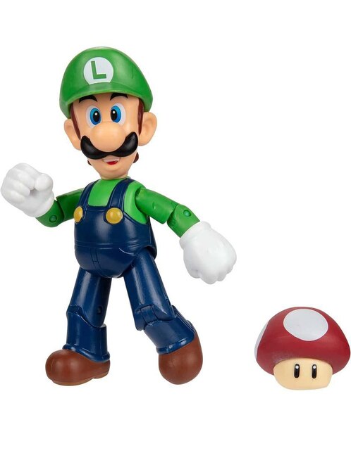 Figura de acción Super Mario Bros Luigi Nintendo articulado