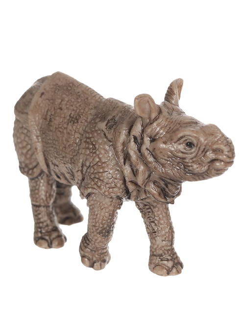 Figura de cría de rinoceronte indio 1