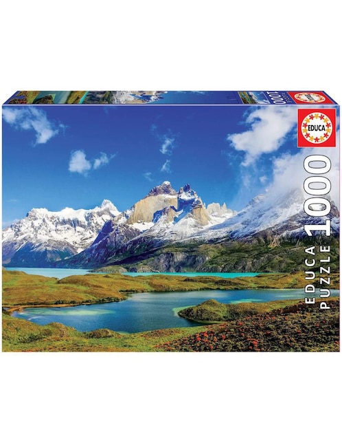 Rompecabezas Torres del paine, Patagonia Educa 1000 piezas