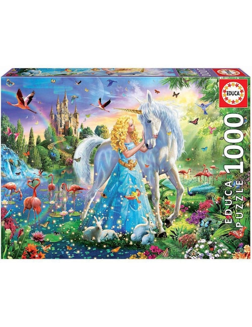 Rompecabezas La Princesa y el unicornio Educa 1000 piezas