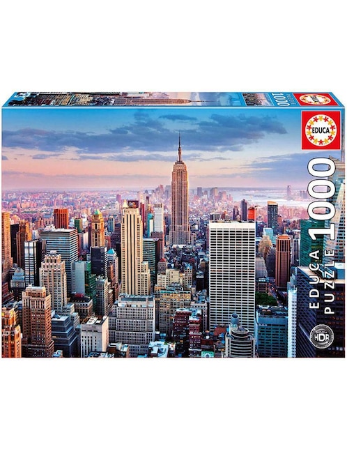 Rompecabezas Midtown Manhattan Nueva York Educa 1000 piezas