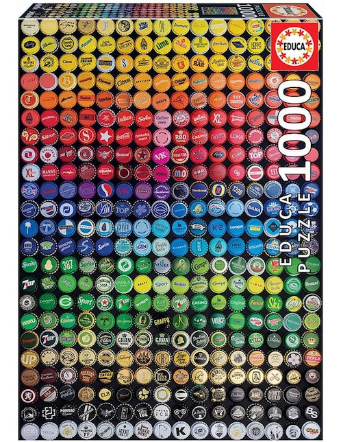 Rompecabezas Collage de fichas Educa 1000 piezas