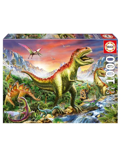 Rompecabezas Dinosaurios prehistóricos Educa 1000 piezas